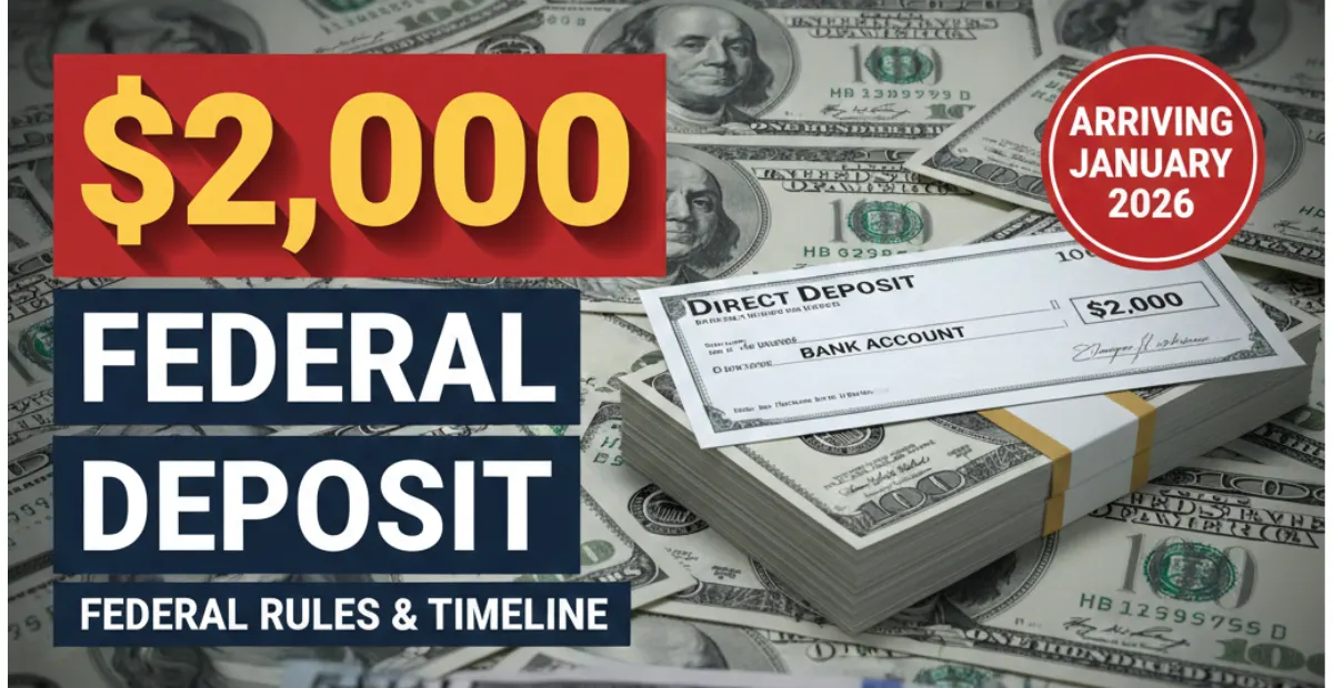 Federal $2,000 Deposit January 2026 – Full Details for Beneficiaries