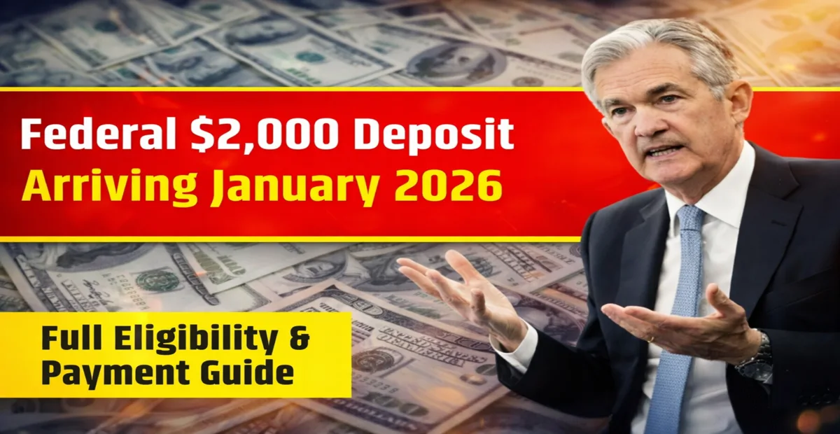 Federal $2,000 Payment Coming in January 2026 – Who Qualifies & When Paid