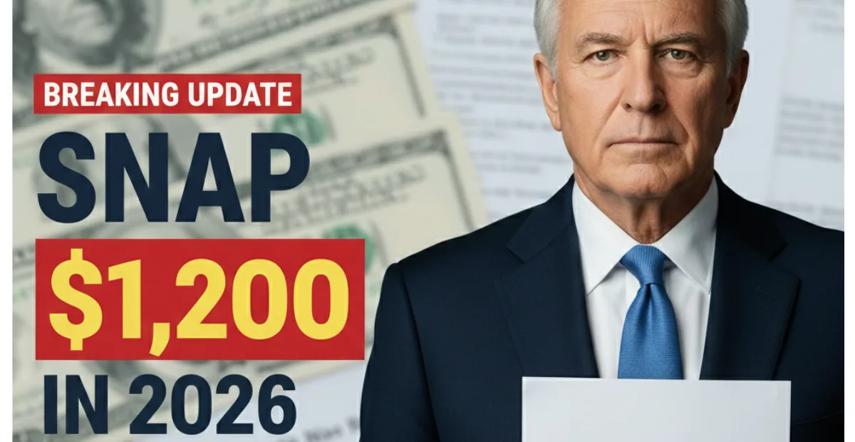 SNAP Changes in 2026 – New Payment Amounts & Rules Explained